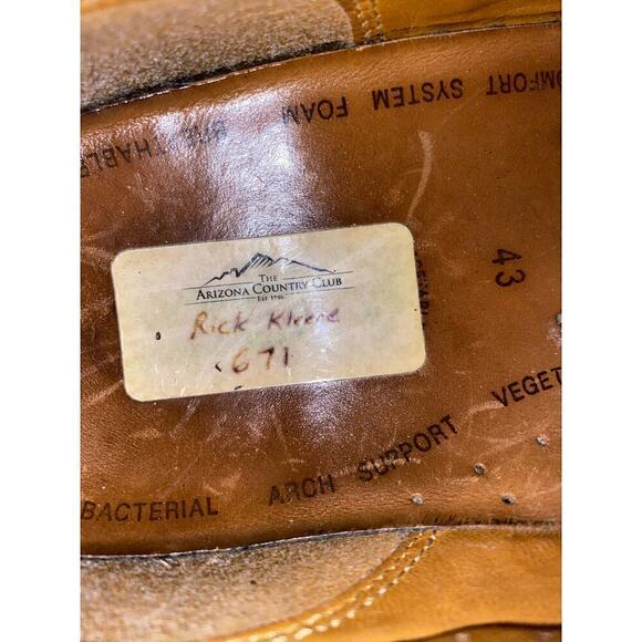 Men's ECCO Fusion Lace Comfort Leather Shoes Black  Size 10M - Picture 8 of 9